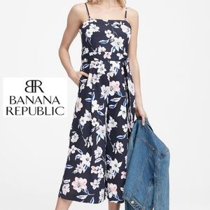 Banana Republic - Linen-Cotton Cropped Jumpsuit